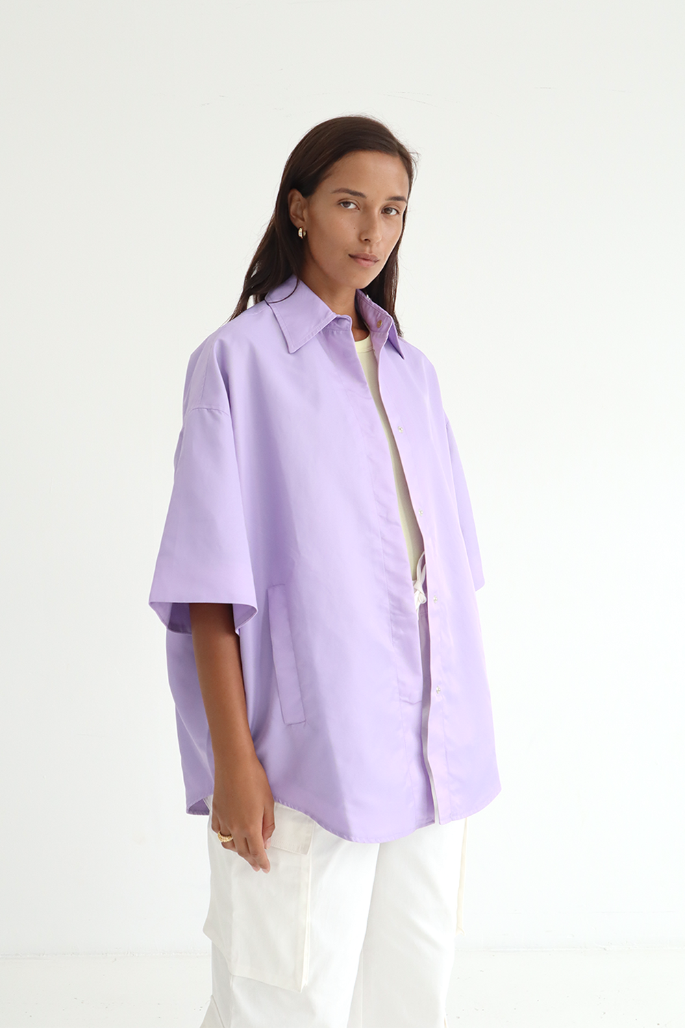 Eleanor Jacket in Purple - BLANCA
