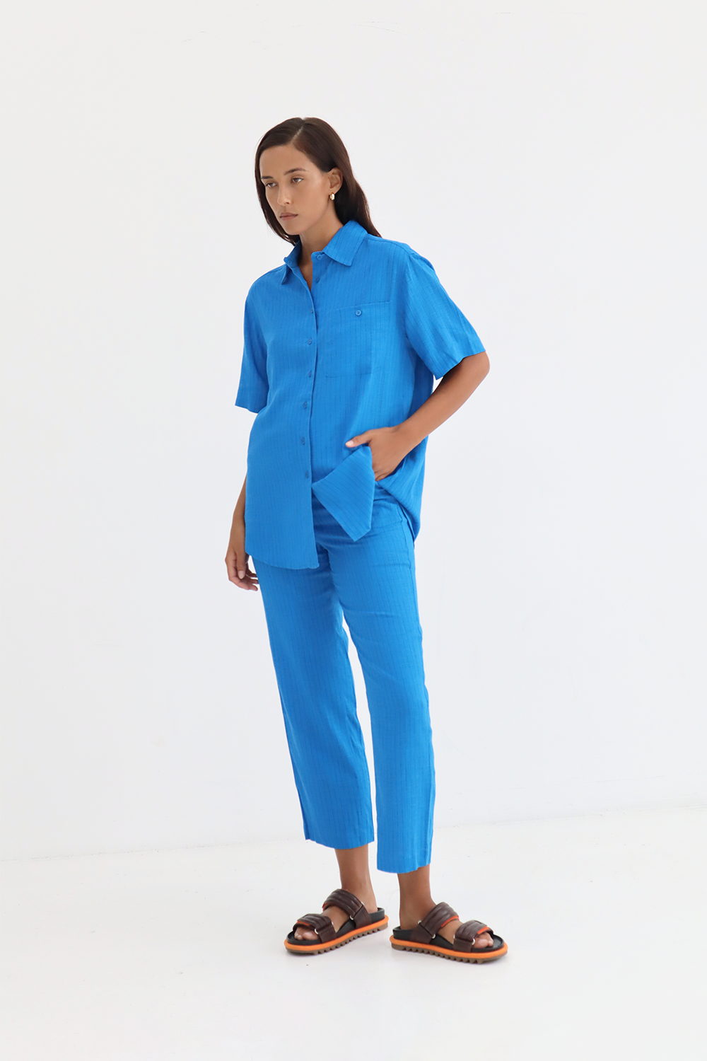 Genevieve Pants Blue