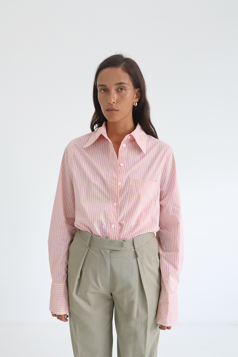 Katherine Shirt in Red - BLANCA