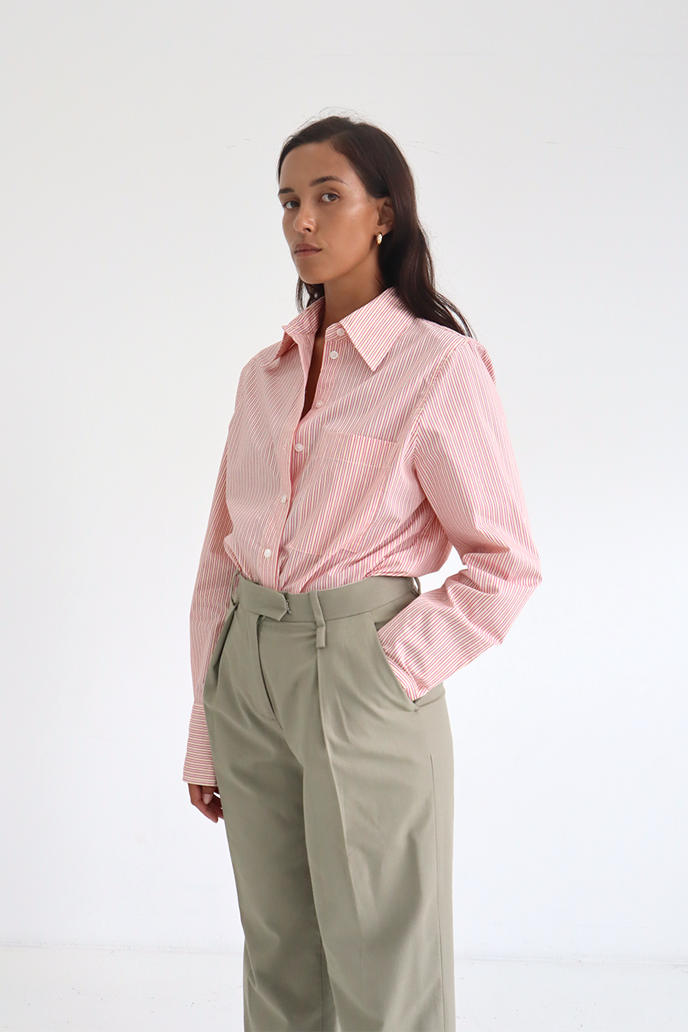 Katherine Shirt in Red - BLANCA