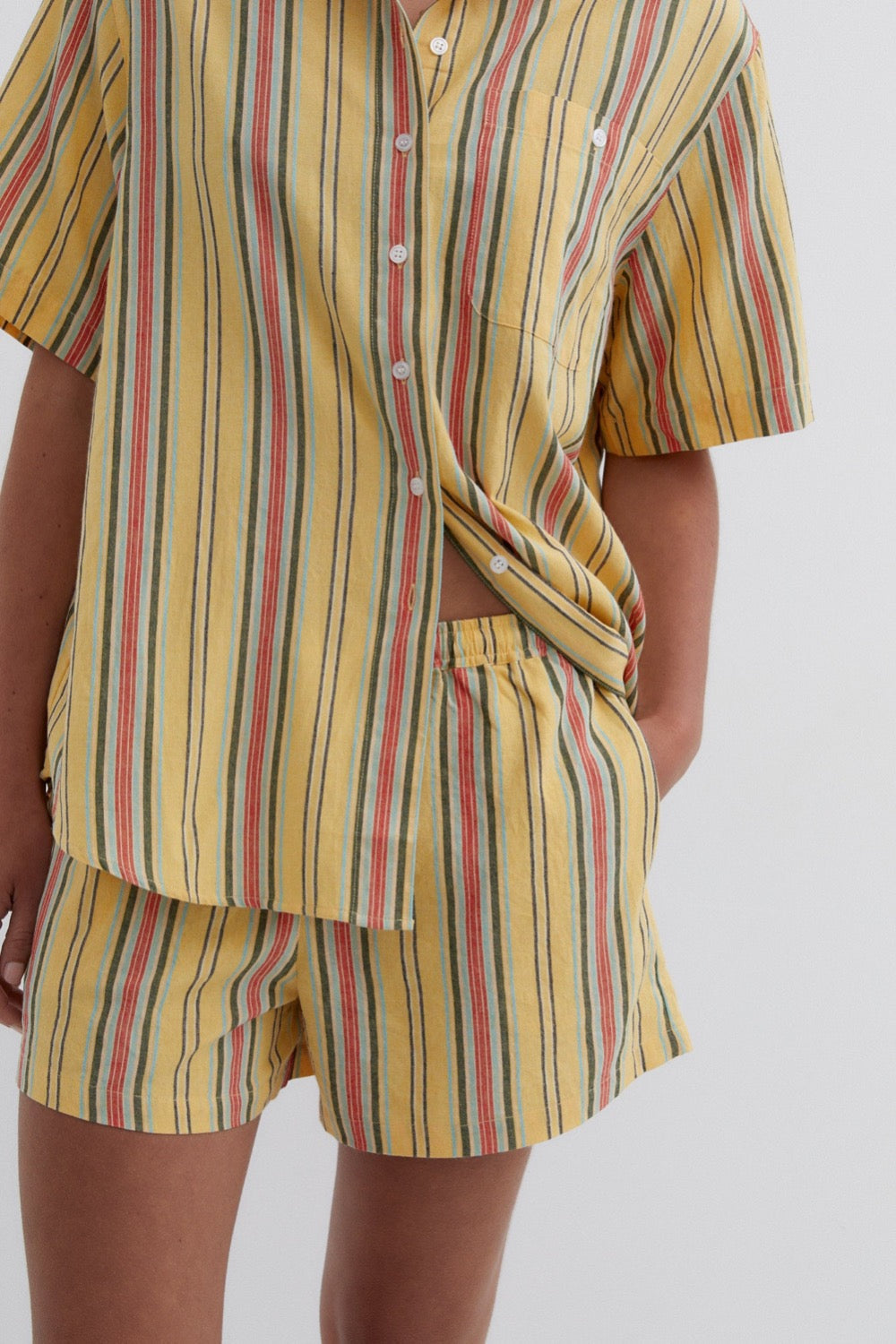 Martine Shirt in Yellow - BLANCA