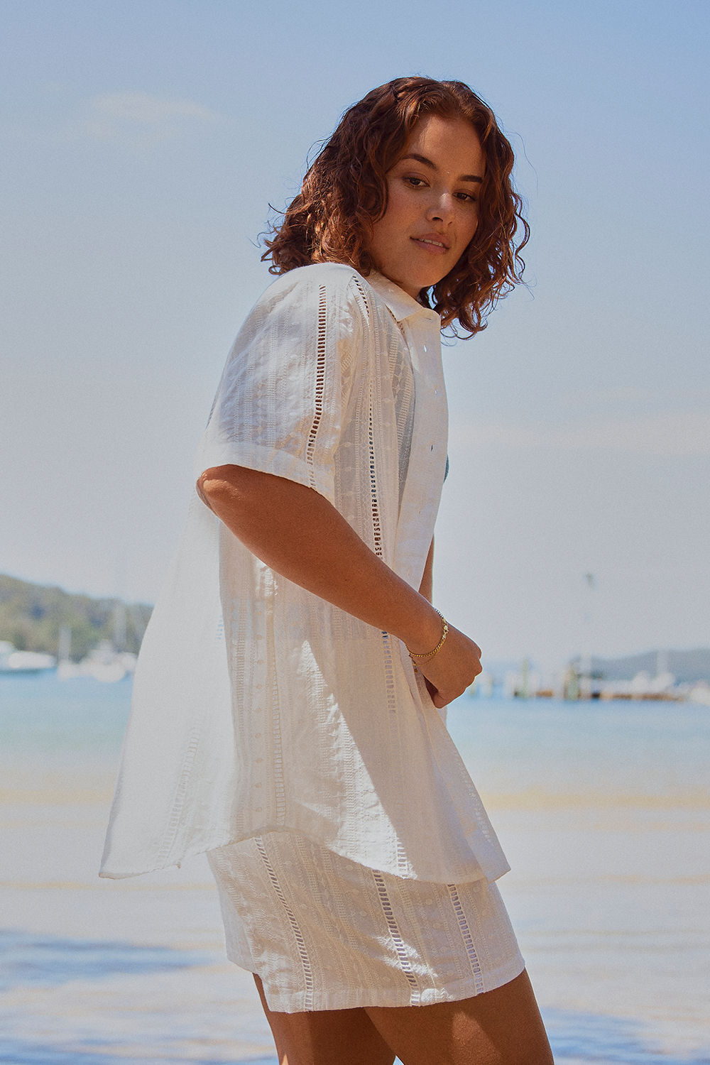 Mikoh Shorts in White by BLANCA