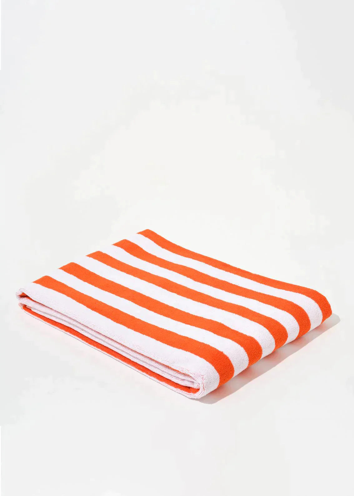 Towel Set Narrow Stripe Orange - Reliquia Jewellery